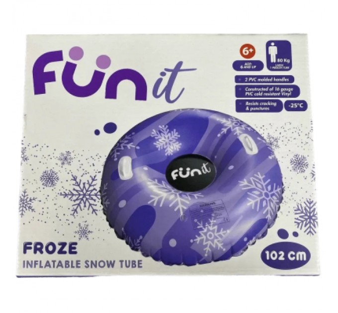 Bottari Санки Bottari FROZE Тюбінг 102 см фіолетовий (72004-IS)