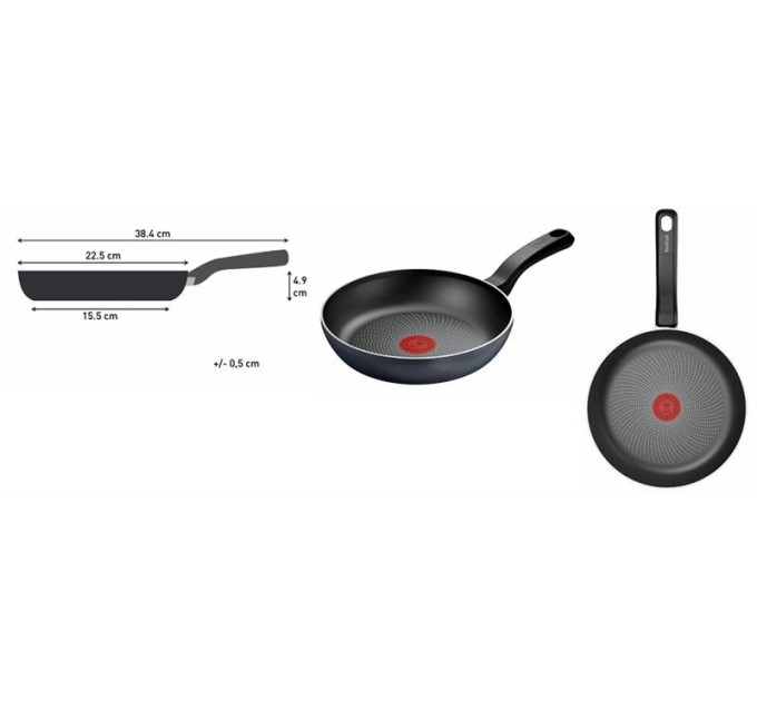 Tefal Сковорода Tefal So' Light 22см чорна (H0560342)