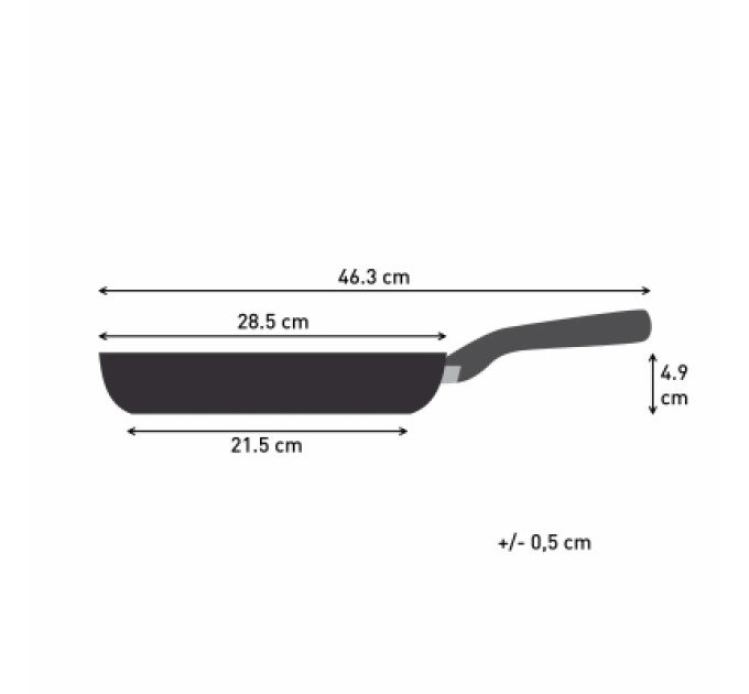 Tefal Сковорода Tefal So' Light 28см чорна (H0560642)