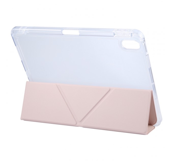 BeCover Чохол-книжка BeCover Ultra Slim Origami Transparent з кріпленням Apple для Apple iPad Mini 6 2021 Pink (712932)