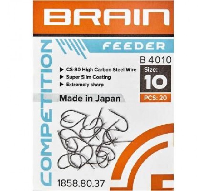 Brain Гачок Brain Feeder B4010 16 (20 шт/уп) Black Nickel (1858.80.34)