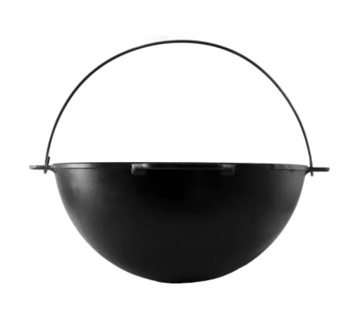 Brizoll Котел туристичний Brizoll чавунний азіатський з кришкою-сковородою 10 л (KA10-2)