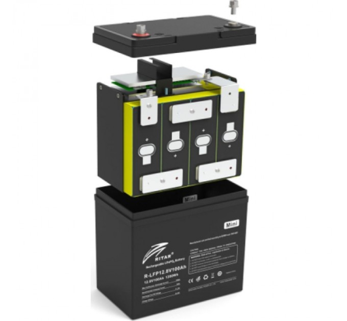 Ritar Батарея LiFePo4 Ritar R-LFP 12.8V 100Ah mini (R-LFP12.8V100AH-mini)