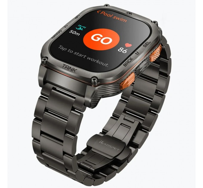 KOSPET Розумний годинник M3 ULTRA SE TANK M3 ULTRA SE BLK KOSPET