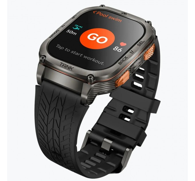 KOSPET Розумний годинник M3 ULTRA SE TANK M3 ULTRA SE BLK KOSPET