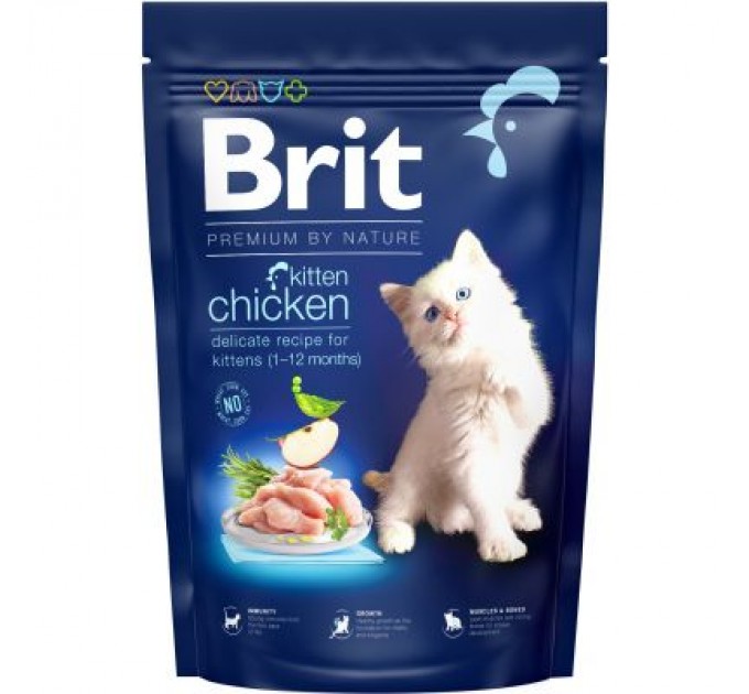Brit Premium Сухий корм для кішок Brit Premium by Nature Cat Kitten 1.5 кг (8595602553112)