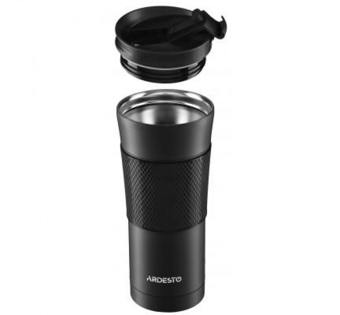 Ardesto Термокружка Ardesto To Go 450 мл Black (AR2645SMB)