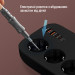 ColorWay Фільтр живлення ColorWay CW-CHE34PDB GaN3 Pro PD 65W (2USB-A + 2 TYPE-C) 3 розетки, 4 USB, 2 м, чорний