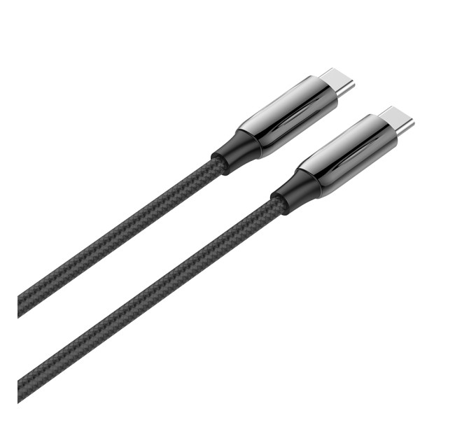 ColorWay Кабель ColorWay USB Type-C + USB Type-C (M/M), 5.0 А, 2 м, Black (CW-CBPDCC070-BK)