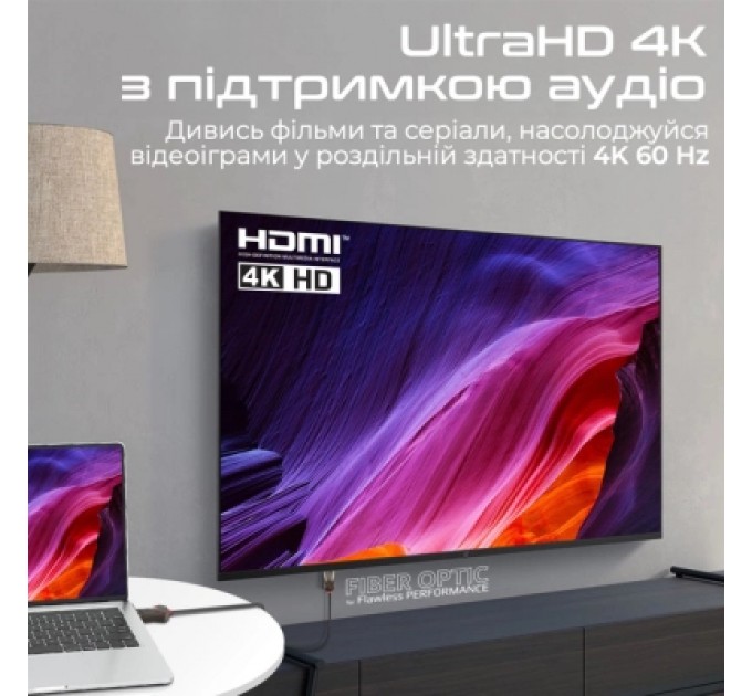Кабель мультимедійний HDMI to HDMI v.2.0 prolink4k60-20m Promate (prolink4k60-20m)