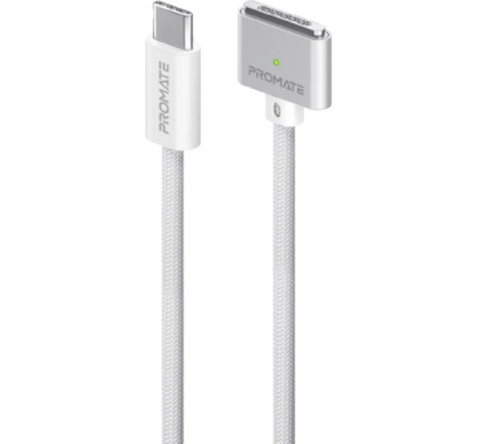 Promate Дата кабель USB-C to MagSafe 3 magcord-140pd.white Promate (magcord-140pd.white)