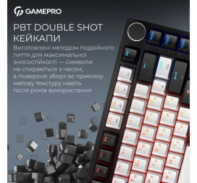 GamePro Клавіатура GamePro Asgard Valhalla Max MK160B MAX USB UA Black (MK160B MAX)