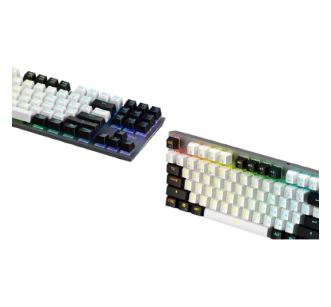 GamePro Клавіатура GamePro Genesis Joker Pro MK124G Pro Outemu Red Switch Wireless/Bluetooth/USB UA Gray (MK124G Pro)