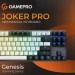 GamePro Клавіатура GamePro Genesis Joker Pro MK124G Pro Outemu Red Switch Wireless/Bluetooth/USB UA Gray (MK124G Pro)