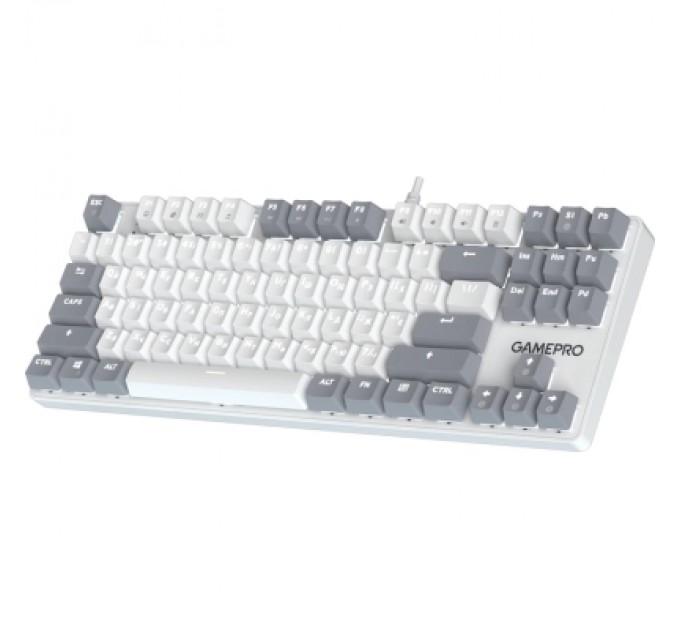 GamePro Клавіатура GamePro Genesis Metallic MK110W Outemu Red Switch USB UA White (MK110W)