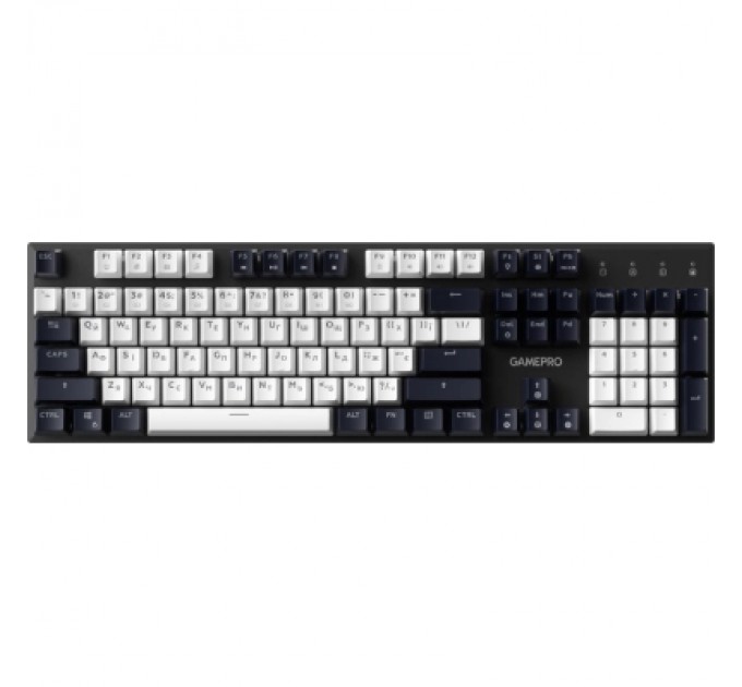 GamePro Клавіатура GamePro Genesis Metallic MK144B Outemu Red Switch USB UA Black (MK144B)