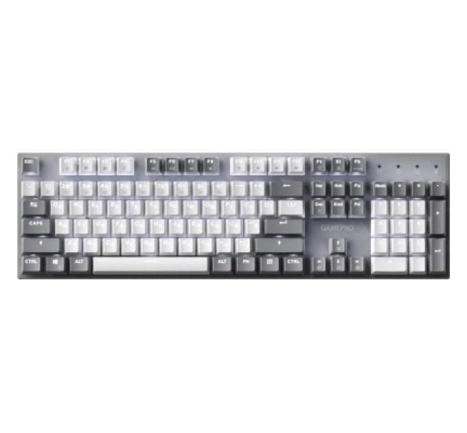GamePro Клавіатура GamePro Genesis Metallic MK144G Outemu Red Switch USB UA Gray (MK144G)