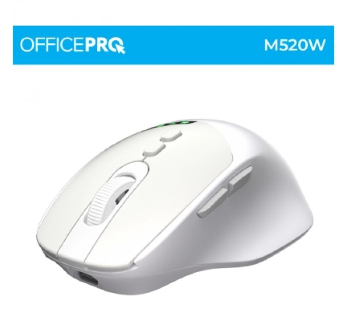 OfficePro Мишка OfficePro M520W Wireless/Bluetooth White (M520W)