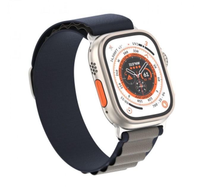 Armorstandart Ремінець до смарт-годинника Armorstandart Alpina Band для Apple Watch 42 (Series 11-10)/41/40/38 Blue (ARM81040)