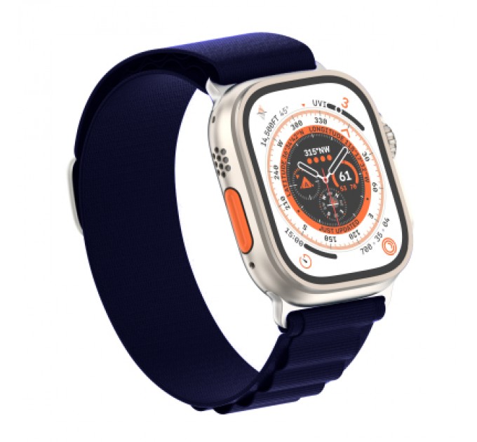 Armorstandart Ремінець до смарт-годинника Armorstandart Alpina Band для Apple Watch 42 (Series 11-10)/41/40/38 Dark Blue (ARM74197)