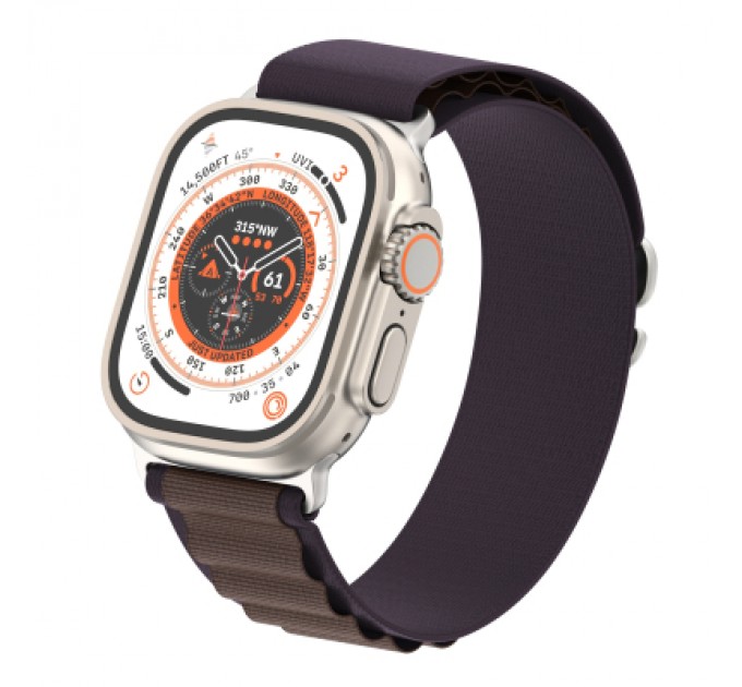 Armorstandart Ремінець до смарт-годинника Armorstandart Alpina Band для Apple Watch 49/46/45/44/42 (Series 1-3) Indigo (ARM81043)