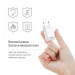 ColorWay Мережевий зарядний пристрій ColorWay GaN Mini 35W PD Port PPS USB-C White (CW-CHS056PDC-WT) + кабель USB Type-C
