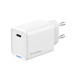 ColorWay Мережевий зарядний пристрій ColorWay GaN Mini 45W PD Port PPS USB-C White (CW-CHS057PD-WT)
