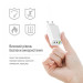 ColorWay Мережевий зарядний пристрій ColorWay GaN Mini 65W PD Port PPS USB (USB-2C1A) White (CW-CHS058PDCL-WT) + кабель Type-C&Lightning