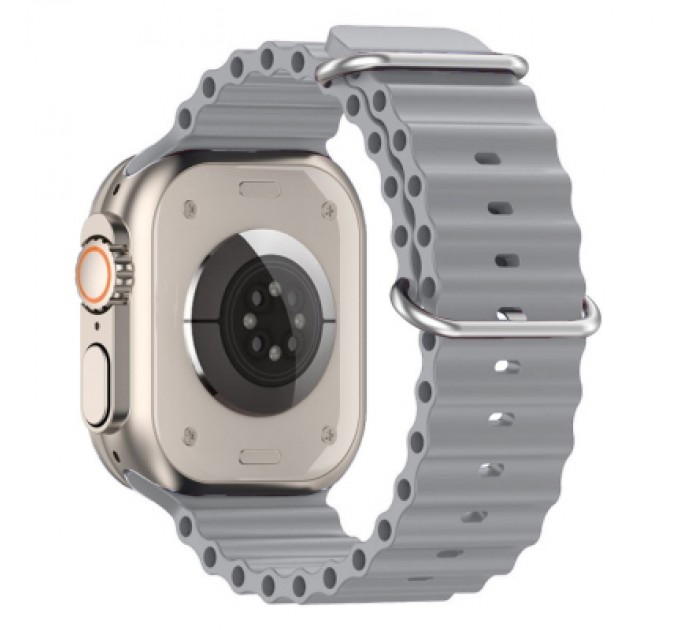 Armorstandart Ремінець до смарт-годинника Armorstandart Ocean Band для Apple Watch 49/46/45/44/42 (Series 1-3) Cloudy Grey (ARM85141)
