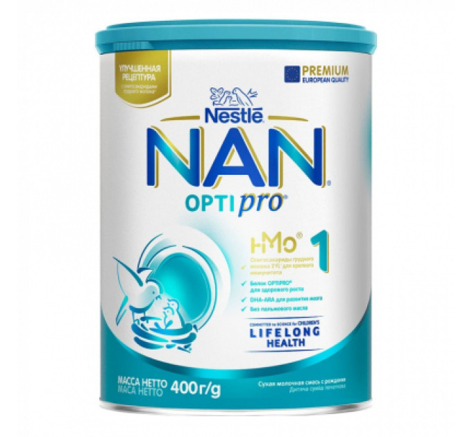 Nestle NAN Дитяча суміш Nestle NAN 1 Optipro 2'FL +0 міс. 400 г (7613032024918)
