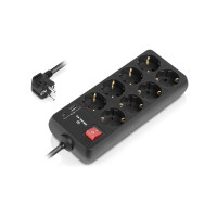 Фільтр живлення REAL-EL RS-Protect 805 1.8м Black (EL122300042)