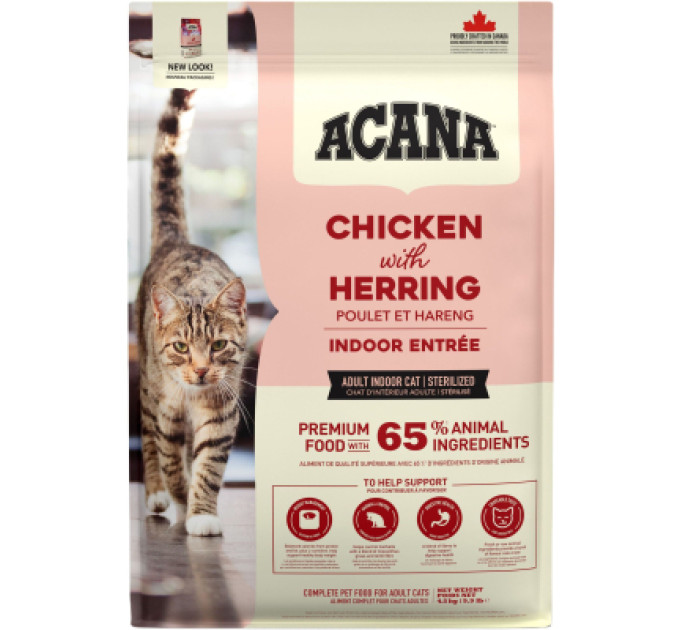 ACANA Сухий корм для кішок ACANA Indoor Entree 4.5 кг (0064992714512)