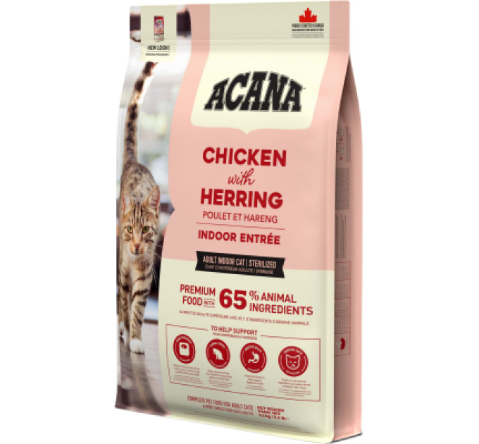 ACANA Сухий корм для кішок ACANA Indoor Entree 4.5 кг (0064992714512)