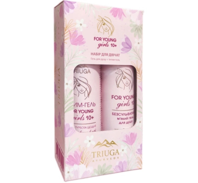 Triuga Набір косметики Triuga Ayurveda For Young Girls Гель для душу 250 мл + Інтим гель 300 мл (4820164642054)