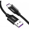 Ugreen Дата кабель USB 3.0 AM to Type-C 2.0m 3.0A 18W US184 Black Ugreen (20884)