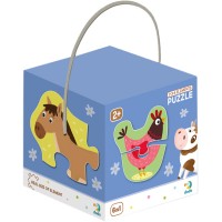 Пазл DoDo 2-3-4 елементи Домашні тварини (300152)