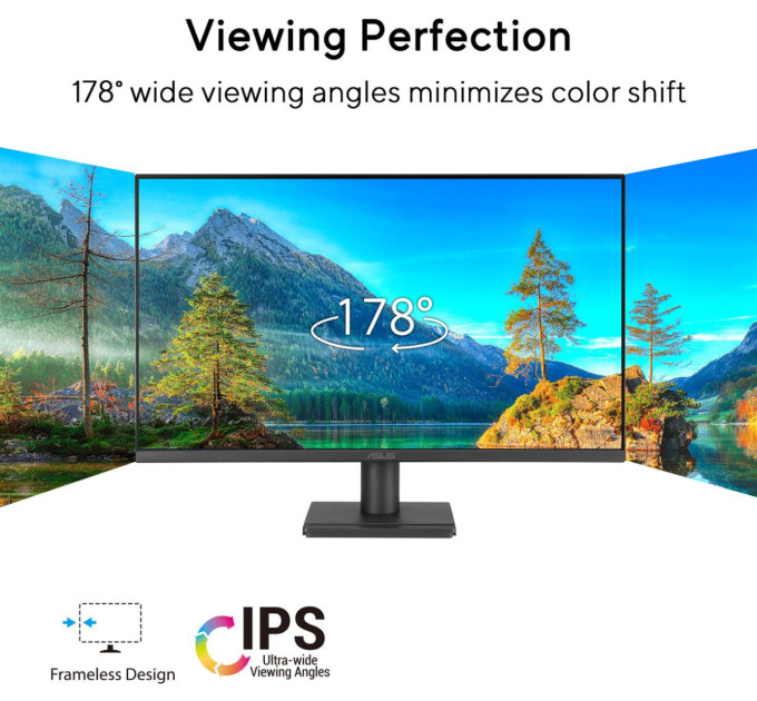 ASUS Монітор Asus 27" VA279HG (90LM04J1-B02371) IPS Black 120Hz
