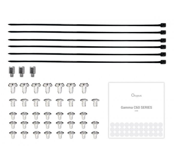 OCYPUS Корпус для комп'ютера ATX W/O PSU GAMMA-C60-WHG000XX-GL OCYPUS
