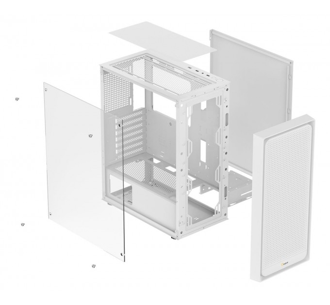 OCYPUS Корпус для комп'ютера MATX W/O PSU GAMMA-C50-WHG000XX-GL OCYPUS