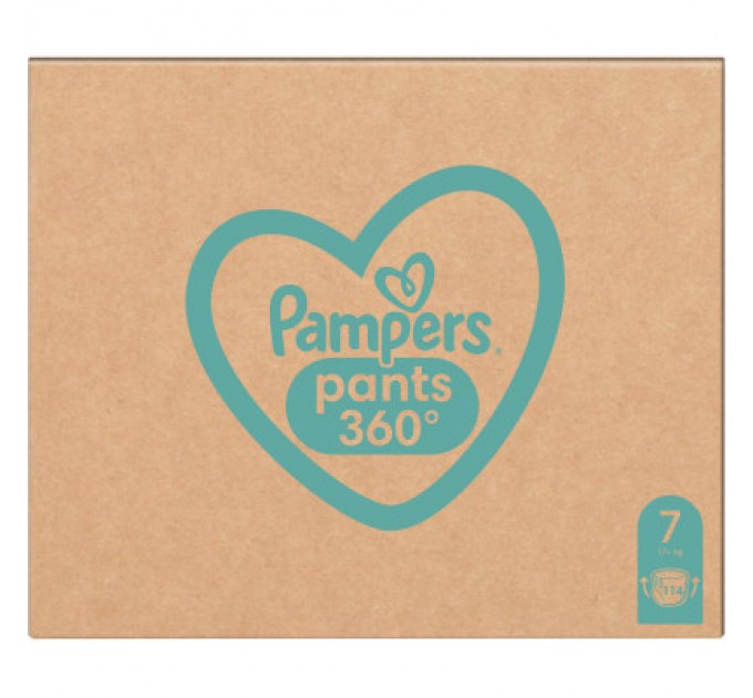 Підгузки Pampers Pants Giant Plus Розмір 7 (17+ кг) 114 шт (8700216341653)