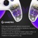 GamePro Геймпад GamePro із зарядною станцією 2.4G/BT 5.1/USB (Switch/PC/PS/iOS/Android) RGB White (GPS20W)