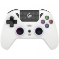 GamePro Геймпад GamePro із зарядною станцією 2.4G/BT 5.1/USB (Switch/PC/PS/iOS/Android) RGB White (GPS20W)