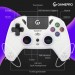 GamePro Геймпад GamePro із зарядною станцією 2.4G/BT 5.1/USB (Switch/PC/PS/iOS/Android) RGB White (GPS20W)