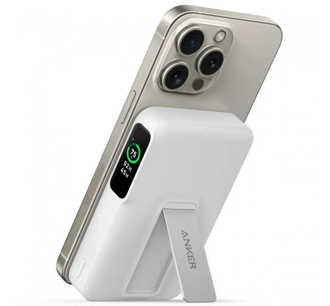 Anker Універсальна мобільна батарея Anker MagGo 10000mAh 27W White (A1654G21)