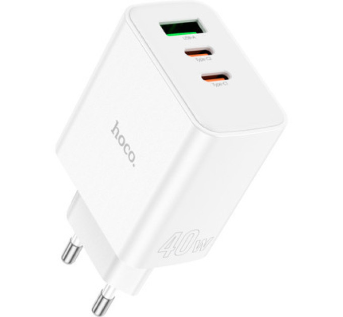 HOCO Зарядний пристрій HOCO C126A Pure White (6931474798725)