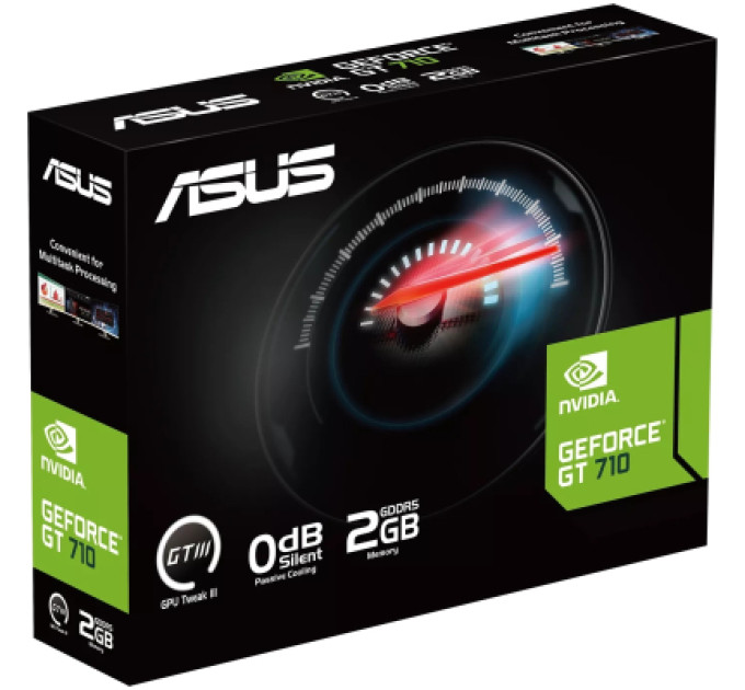 ASUS Відеокарта GeForce GT710 2048Mb ASUS (GT710-SL-2GD5-BRK-EVO)