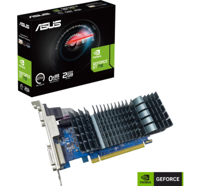 ASUS Відеокарта GeForce GT710 2048Mb ASUS (GT710-SL-2GD5-BRK-EVO)