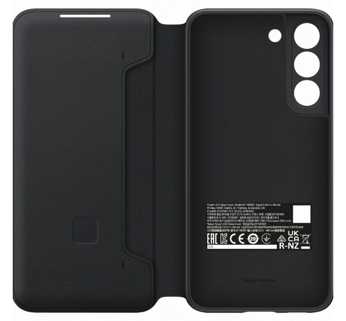 Samsung Чохол-книжка Samsung LED View Cover для Samsung Galaxy S22 SM-S901 Black (EF-NS901PBEGRU)
