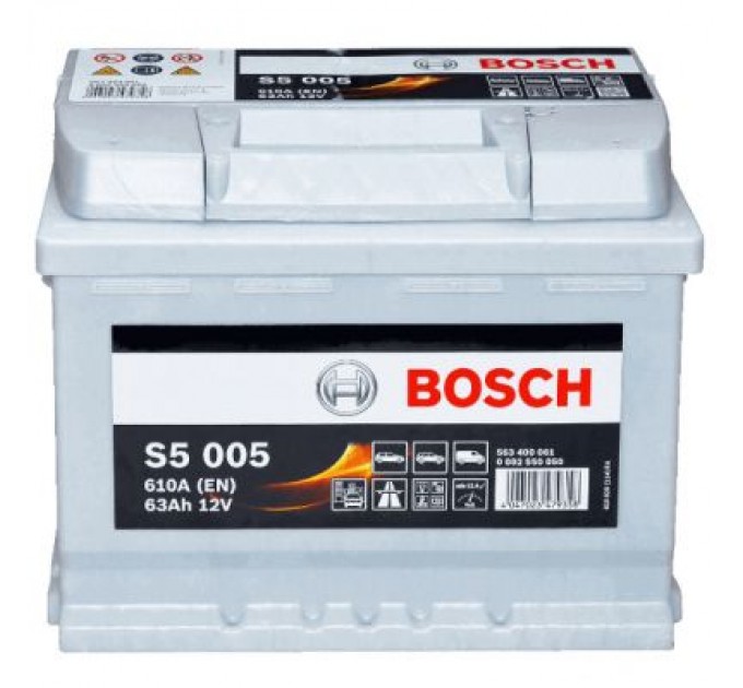 Bosch Акумулятор автомобільний Bosch 63А (0 092 S50 050)