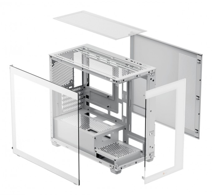 OCYPUS Корпус для комп'ютера MATX W/O PSU GAMMA-C52-WHD000XX-GL OCYPUS